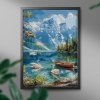Malowanie Po Numerach Zestaw Jezioro Łabędzi 40x50